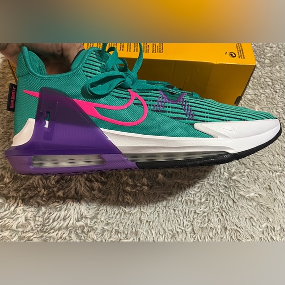 Nike Teal Pink Purple Athletic Sneakers - Picture 4 of 8